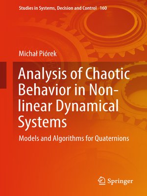 cover image of Analysis of Chaotic Behavior in Non-linear Dynamical Systems